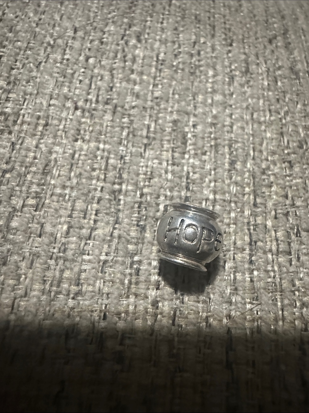 Sterling Silver 'Hope' Charm Bead - Picture 3 of 3